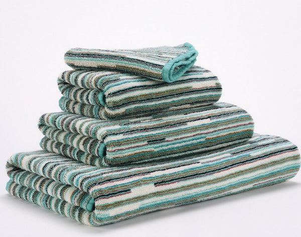 Abyss & Habidecor Super Pile Cotton Bath Sheet - Lagoon